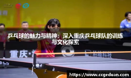 乒乓球的魅力与精神：深入重庆乒乓球队的训练与文化探索